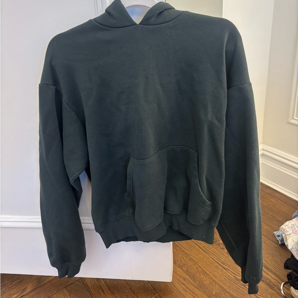SKIMS Dark Green Oversized Hoodie